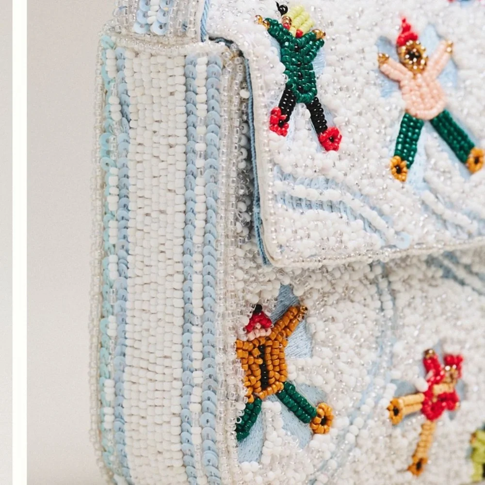 [HOT]The Fiona Beaded Bag: Winter Icon Edition - Snow Angels - Picture 4 of 4